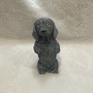 Latex Dachshund Dog Statue Mold Lightweight for Decoration Desktop Ornament